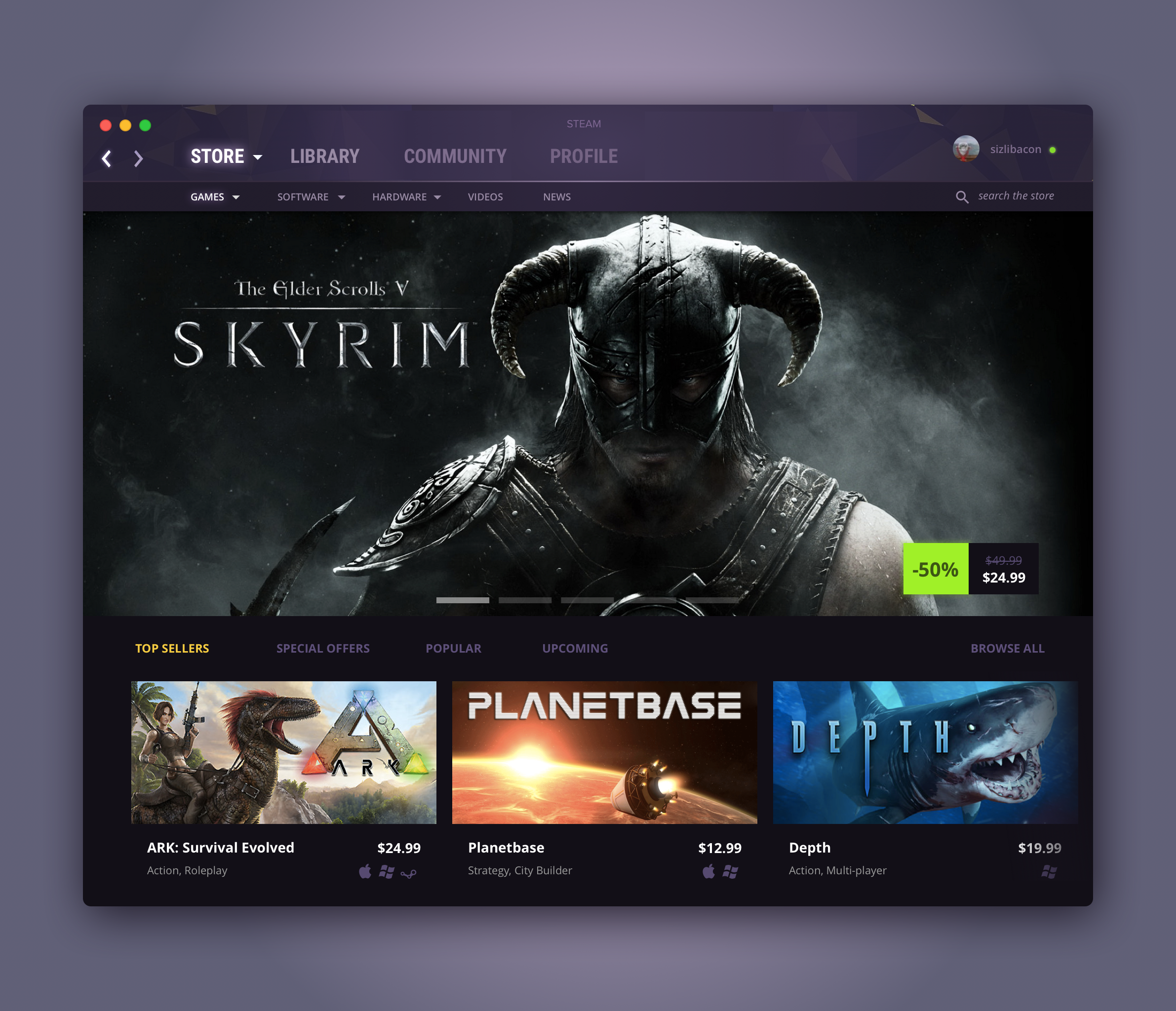 Steam Store Redesign